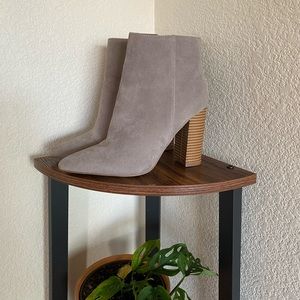 Taupe booties